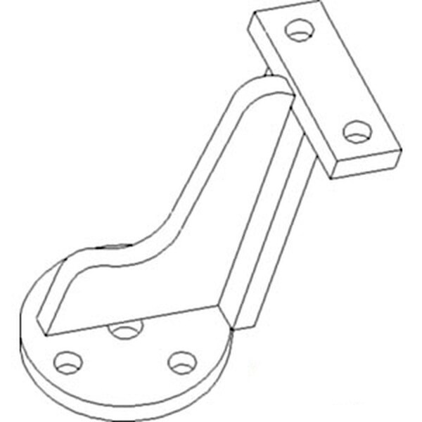 Aftermarket 2381 New Steering Bracket Assembly Fits John Deere 2510 2520 3010 3020 4000 4010 FRN30-0046 - main
